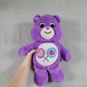 Care Bears Share Bear Purple Plush Bear Toy